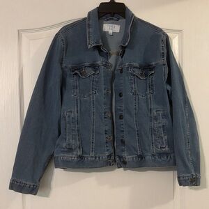 Time and Tru Light Blue Denim Jacket